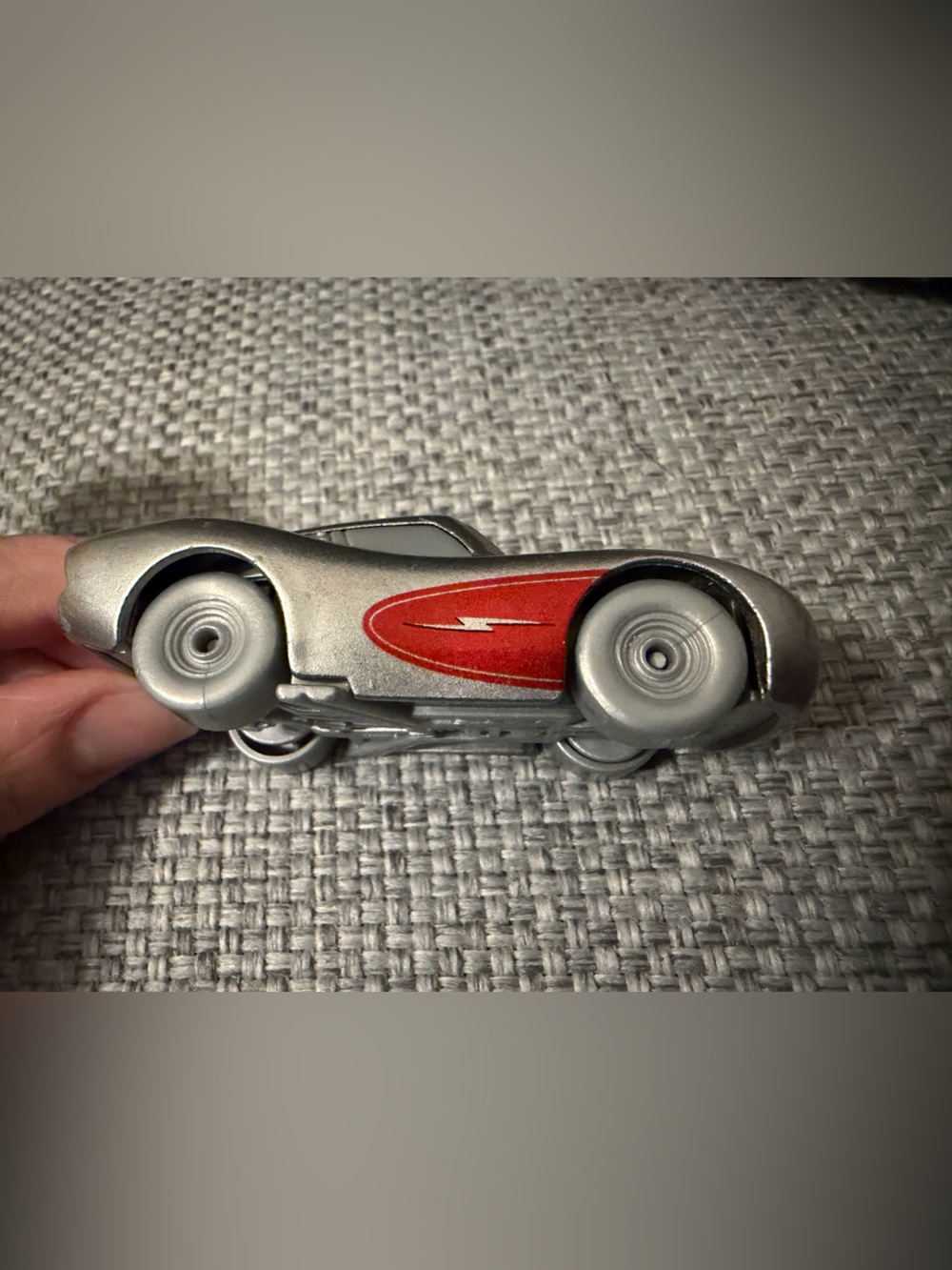 Pixar Cars “Disney 100 anniversary” Lightning McQueen silver diecast